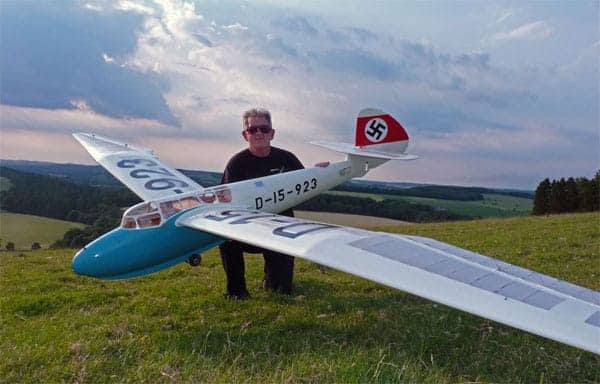 chris williams minimoa mo2 two seat model sailplane
